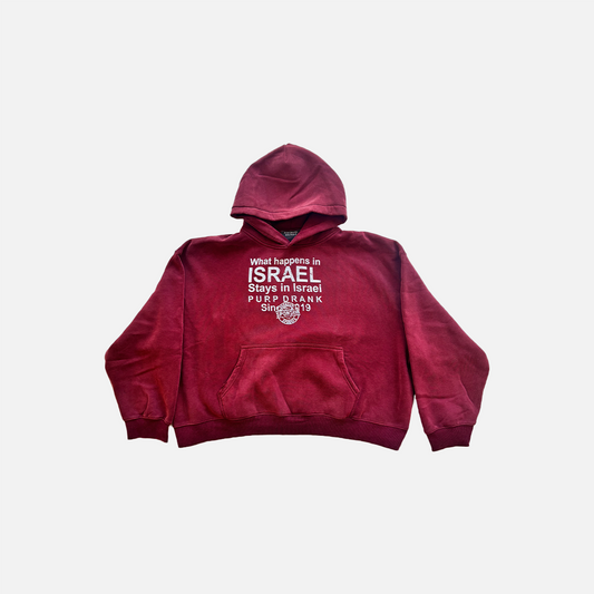 PURPLE PASSPORT HOODIE