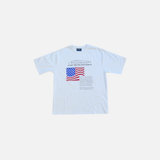 USA TEE DISTRESSED